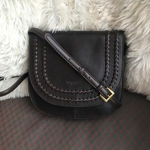 NWOT Tignanello Boho Leather Saddle Bag w/RFID